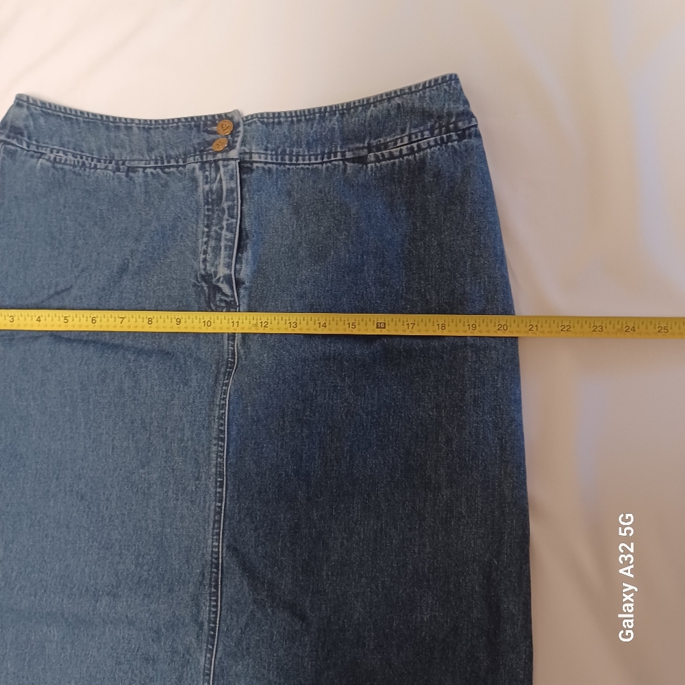 Ralph Lauren Blue Maxi Pencil Skirt for Work Size 14 - Picture 12 of 15